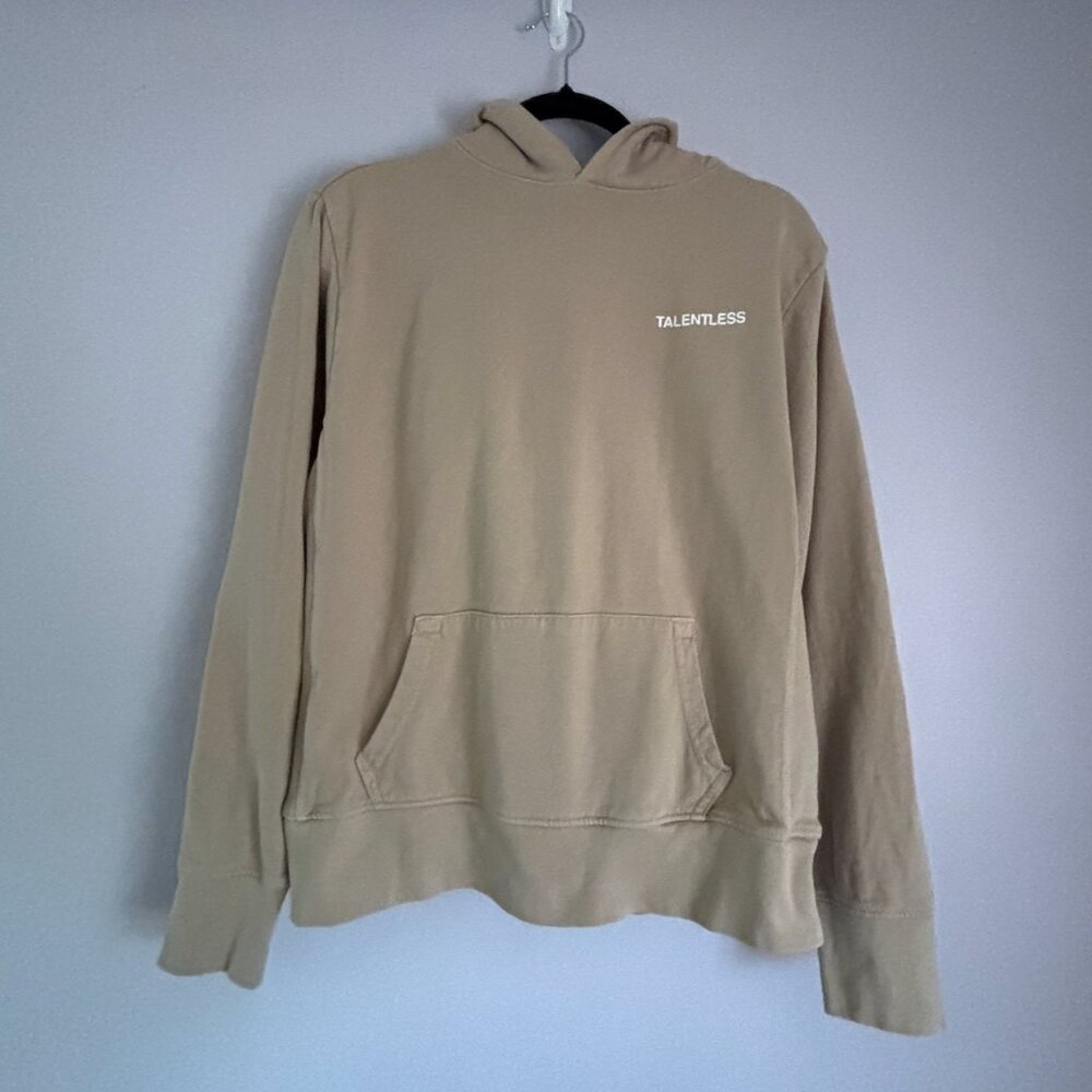 Talentless Hoodie Tan Sz. XS